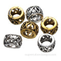 Factory direct new jewelry accessories heart shape hollow zinc alloy beads